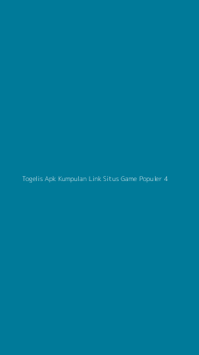 Tampilan Antarmuka Aplikasi Togelis Apk Kumpulan Link Situs Game Populer - 4