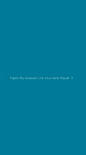 Tampilan Antarmuka Aplikasi Togelis Rtp Kumpulan Link Situs Game Populer - 3