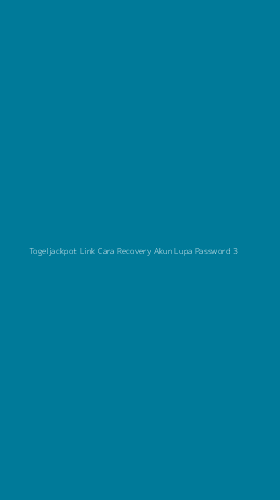 Tampilan Antarmuka Aplikasi Togeljackpot Link Cara Recovery Akun Lupa Password - 3