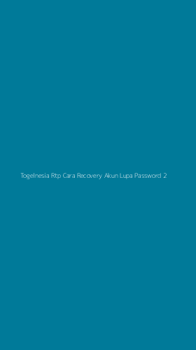 Tampilan Antarmuka Aplikasi Togelnesia Rtp Cara Recovery Akun Lupa Password - 2