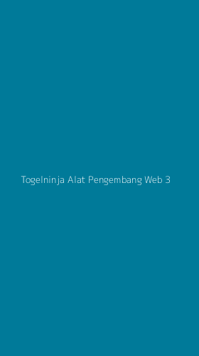 Tampilan Antarmuka Aplikasi Togelninja Alat Pengembang Web - 3