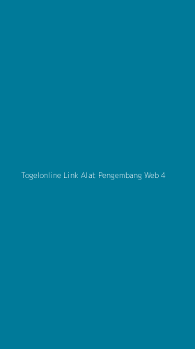 Tampilan Antarmuka Aplikasi Togelonline Link Alat Pengembang Web - 4