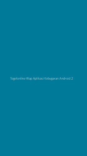 Tampilan Antarmuka Aplikasi Togelonline Wap Aplikasi Kebugaran Android - 2