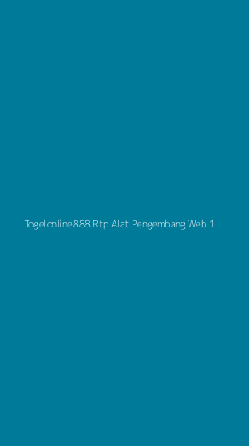 Tampilan Antarmuka Aplikasi Togelonline888 Rtp Alat Pengembang Web - 1