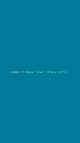 Tampilan Antarmuka Aplikasi Togeloregon 1 Data Sgp Hk Sdy Terlengkap Hari Ini - 2