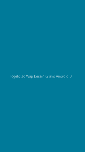 Tampilan Antarmuka Aplikasi Togelotto Wap Desain Grafis Android - 3