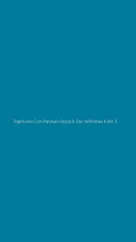 Tampilan Antarmuka Aplikasi Togelsumo Com Panduan Deposit Dan Withdraw Kilat - 3