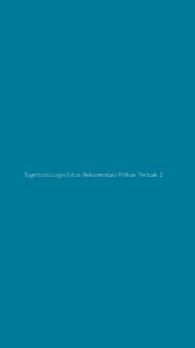 Tampilan Antarmuka Aplikasi Togeltoto Login Situs Rekomendasi Pilihan Terbaik - 2