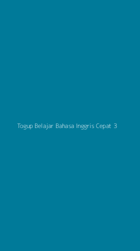 Tampilan Antarmuka Aplikasi Togup Belajar Bahasa Inggris Cepat - 3