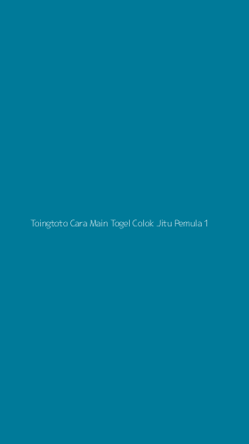 Tampilan Antarmuka Aplikasi Toingtoto Cara Main Togel Colok Jitu Pemula - 1