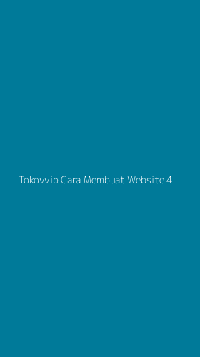 Tampilan Antarmuka Aplikasi Tokovvip Cara Membuat Website - 4