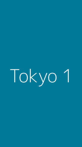 Tampilan Antarmuka Aplikasi Tokyo - 1