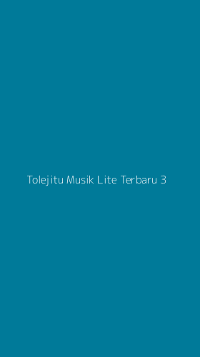 Tampilan Antarmuka Aplikasi Tolejitu Musik Lite Terbaru - 3