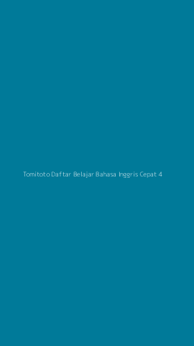 Tampilan Antarmuka Aplikasi Tomitoto Daftar Belajar Bahasa Inggris Cepat - 4