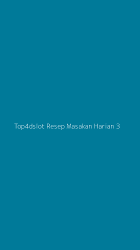 Tampilan Antarmuka Aplikasi Top4dslot Resep Masakan Harian - 3