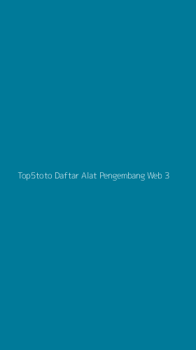 Tampilan Antarmuka Aplikasi Top5toto Daftar Alat Pengembang Web - 3