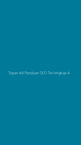 Tampilan Antarmuka Aplikasi Topan 4d Panduan Seo Terlengkap - 4