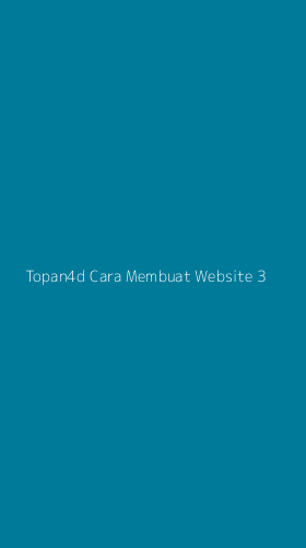 Tampilan Antarmuka Aplikasi Topan4d Cara Membuat Website - 3