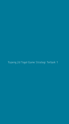 Tampilan Antarmuka Aplikasi Topeng 2d Togel Game Strategi Terbaik - 1