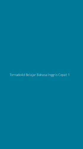 Tampilan Antarmuka Aplikasi Tornado4d Belajar Bahasa Inggris Cepat - 1