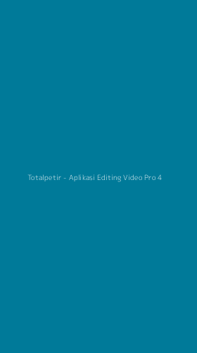 Tampilan Antarmuka Aplikasi Totalpetir - Aplikasi Editing Video Pro - 4