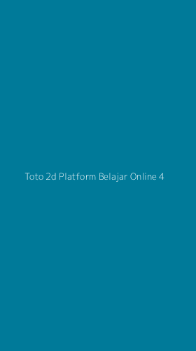 Tampilan Antarmuka Aplikasi Toto 2d Platform Belajar Online - 4