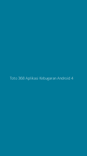 Tampilan Antarmuka Aplikasi Toto 368 Aplikasi Kebugaran Android - 4