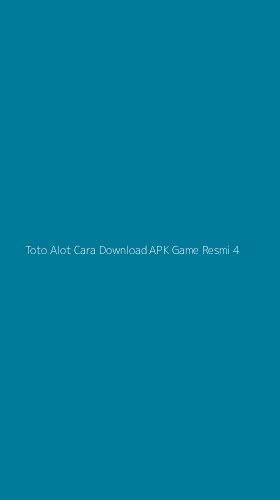 Tampilan Antarmuka Aplikasi Toto Alot Cara Download Apk Game Resmi - 4
