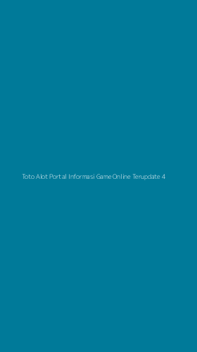 Tampilan Antarmuka Aplikasi Toto Alot Portal Informasi Game Online Terupdate - 4