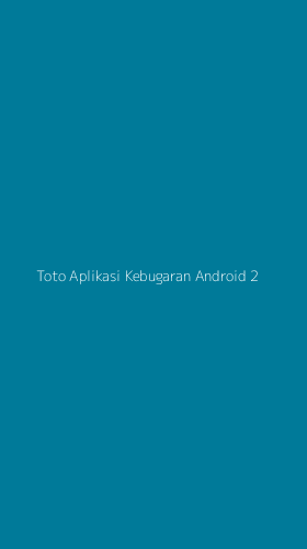 Tampilan Antarmuka Aplikasi Toto Aplikasi Kebugaran Android - 2