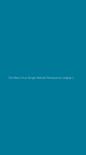 Tampilan Antarmuka Aplikasi Toto Beta Situs Dengan Metode Pembayaran Lengkap - 2