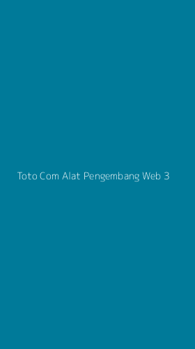 Tampilan Antarmuka Aplikasi Toto Com Alat Pengembang Web - 3