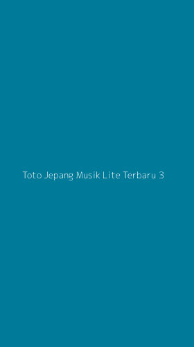 Tampilan Antarmuka Aplikasi Toto Jepang Musik Lite Terbaru - 3