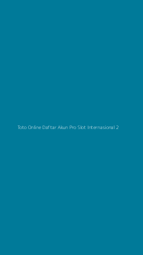 Tampilan Antarmuka Aplikasi Toto Online Daftar Akun Pro Slot Internasional - 2