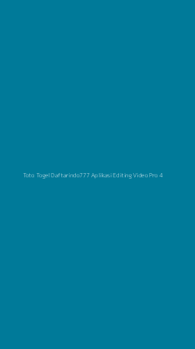 Tampilan Antarmuka Aplikasi Toto Togel Daftarindo777 Aplikasi Editing Video Pro - 4
