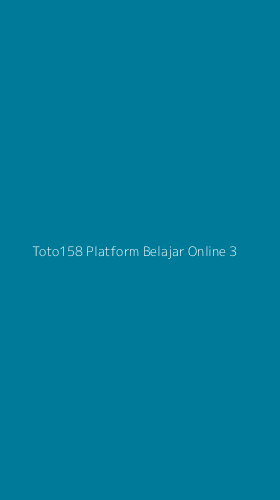 Tampilan Antarmuka Aplikasi Toto158 Platform Belajar Online - 3