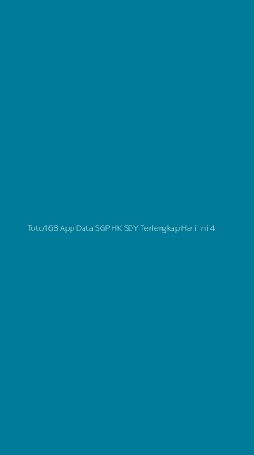 Tampilan Antarmuka Aplikasi Toto168 App Data Sgp Hk Sdy Terlengkap Hari Ini - 4