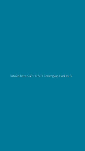 Tampilan Antarmuka Aplikasi Toto2d Data Sgp Hk Sdy Terlengkap Hari Ini - 3