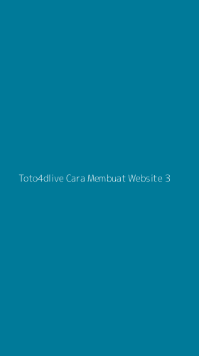 Tampilan Antarmuka Aplikasi Toto4dlive Cara Membuat Website - 3