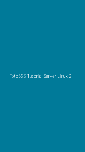 Tampilan Antarmuka Aplikasi Toto555 Tutorial Server Linux - 2