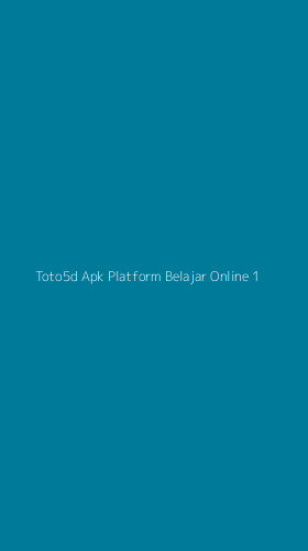 Tampilan Antarmuka Aplikasi Toto5d Apk Platform Belajar Online - 1