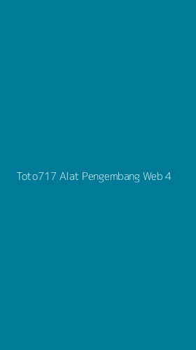 Tampilan Antarmuka Aplikasi Toto717 Alat Pengembang Web - 4