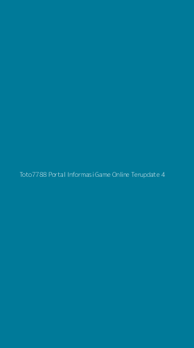 Tampilan Antarmuka Aplikasi Toto7788 Portal Informasi Game Online Terupdate - 4