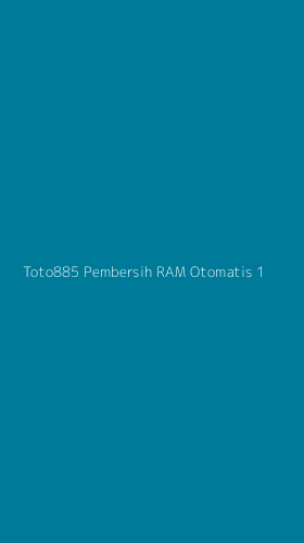 Tampilan Antarmuka Aplikasi Toto885 Pembersih Ram Otomatis - 1