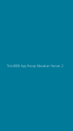 Tampilan Antarmuka Aplikasi Toto888 App Resep Masakan Harian - 2