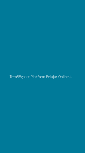 Tampilan Antarmuka Aplikasi Toto88gacor Platform Belajar Online - 4