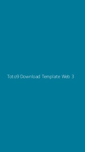 Tampilan Antarmuka Aplikasi Toto9 Download Template Web - 3