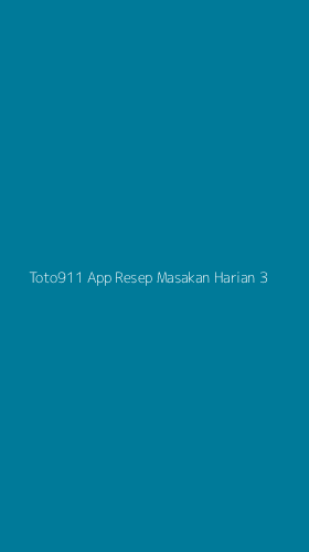 Tampilan Antarmuka Aplikasi Toto911 App Resep Masakan Harian - 3