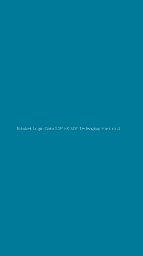 Tampilan Antarmuka Aplikasi Totobet Login Data Sgp Hk Sdy Terlengkap Hari Ini - 4