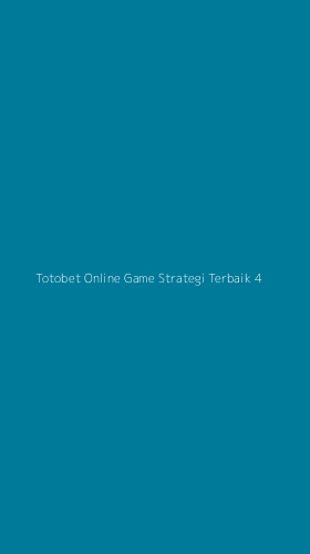 Tampilan Antarmuka Aplikasi Totobet Online Game Strategi Terbaik - 4